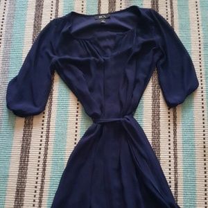 BCX navy cocktail dress